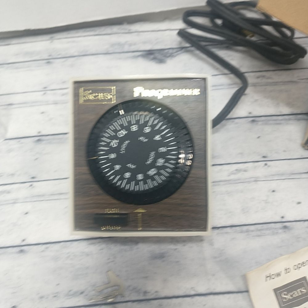 Sears Vintage Table-top Timer Model 34 6645 Home Security & Lighting Automation. - Picture 2 of 6